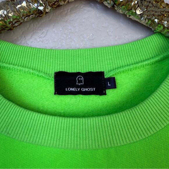 Lonely Ghost • Neon Green Sweater - Picture 6 of 13